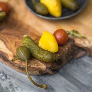 Канапе "Шашлык-соленья"