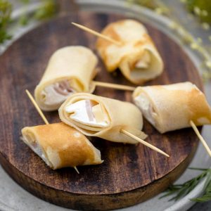 Блинчики с ветчиной и сыром